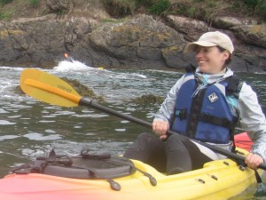 Coastal sea kayaking in Jersey