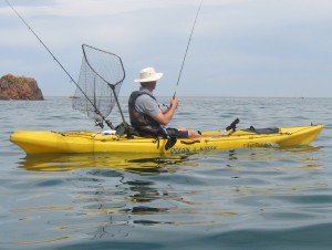 Sit-on-top kayak fishing Kayak fishing is popular. Mixing two sports can create new problems.