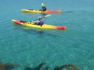 Caribbean like clear seas at Les Ecrehous.