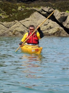 sea kayak forward paddling