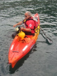 anchoring a sit on top kayak