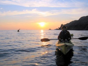 Sunset kayak tours