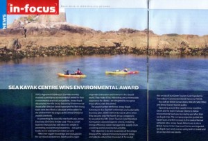 Sea kayaking and the Environment