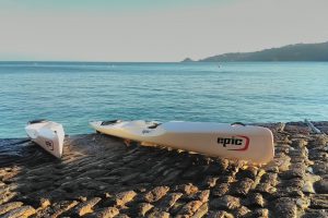 Epic surfski kayaks to test and demo at bouley bay, Jersey